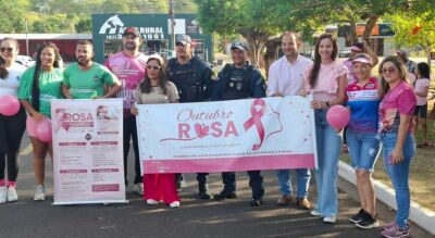 Imagem da notícia Caminhada Outubro Rosa reúne comunidade em evento de conscientização em Figueirão